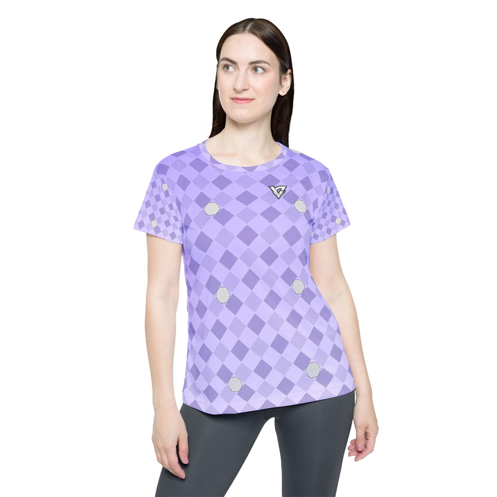 Golf Lavender Mist Dimple Links Women's Sports Jersey
