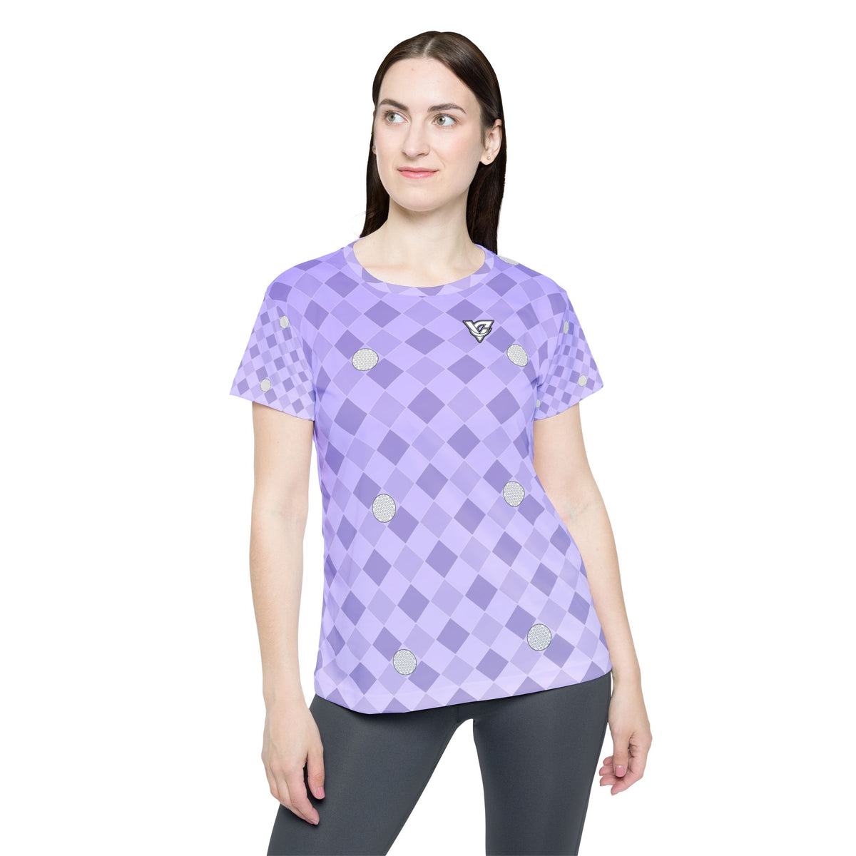 Golf Lavender Mist Dimple Links Women's Sports Jersey