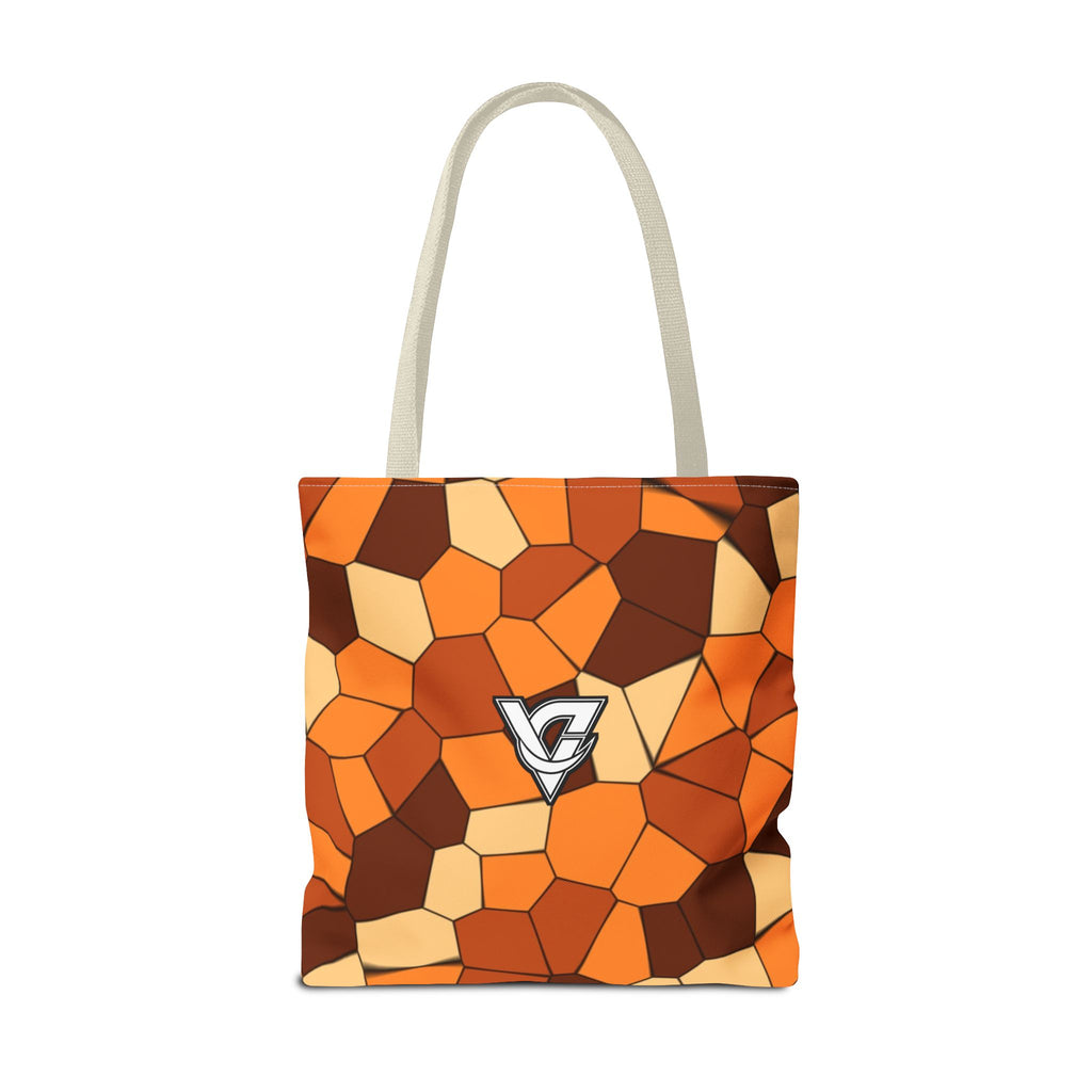 Pumpkin Mosaic Tote Bag — All-Over Print Gym & Everyday Tote