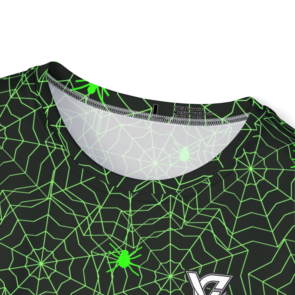 Halloween Toxic Slime Spiderweb Multipurpose Athletic Shirt