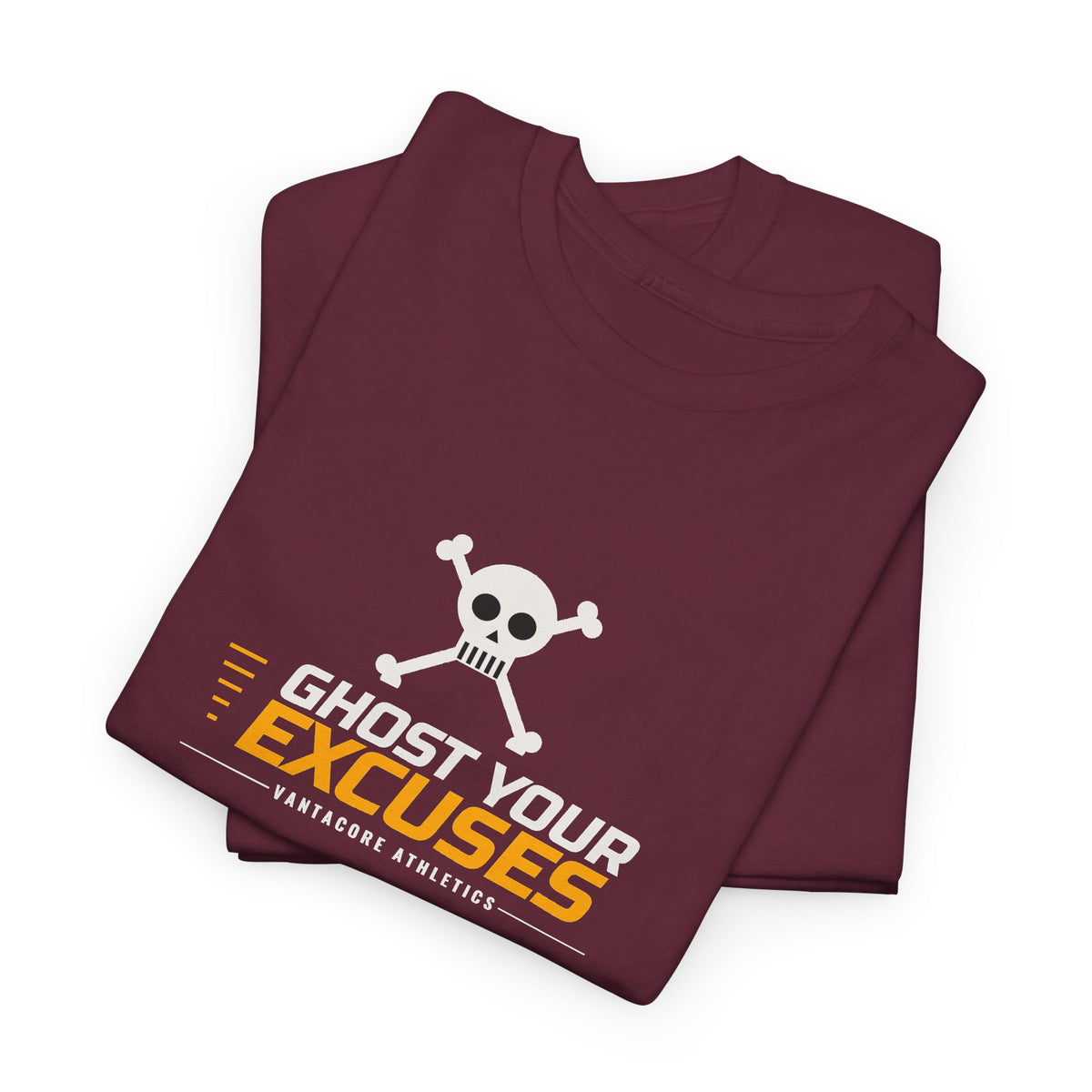 Ghost Your Excuses | Men's Halloween Graphic Gym T-Shirt