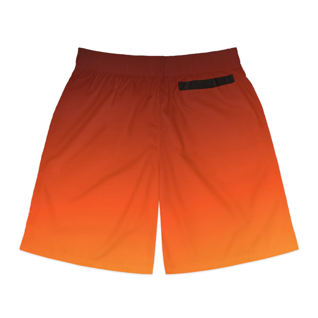 Men's Ember Ombre Performance Jogger Athletic Shorts with Pockets