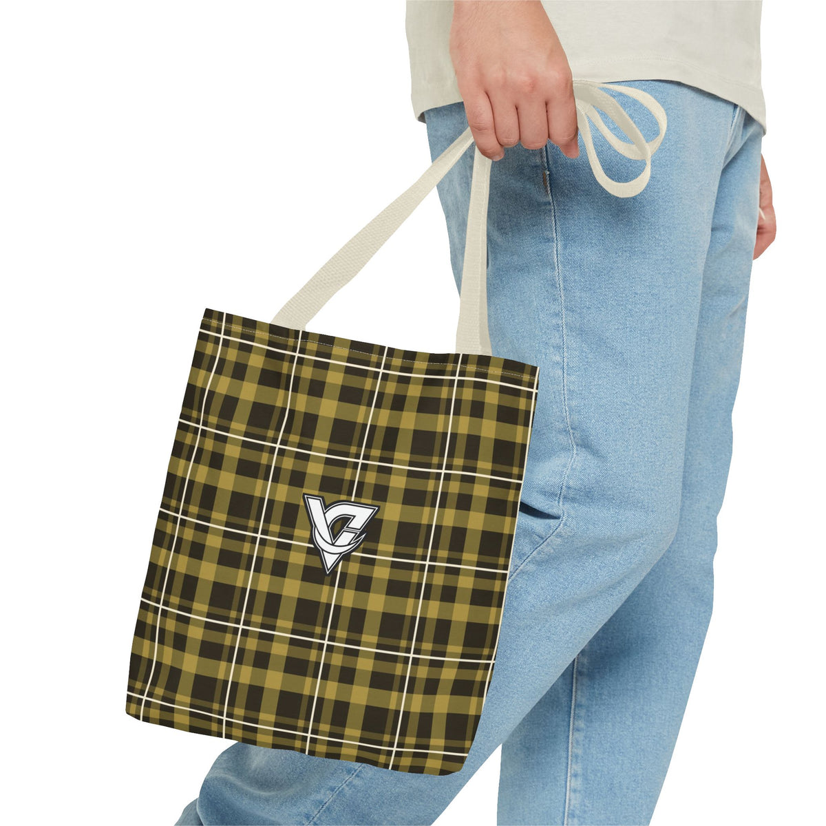 Hayride Flannel Tote Bag — All-Over Print Gym & Everyday Tote