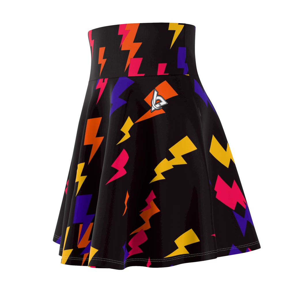 Running Hot Lava Bolt Strike Women's Athletic Skater Skirt