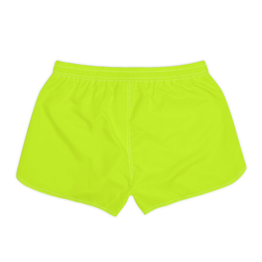 Women's Multipurpose Athletic Shorts with Pockets | Volt Green Essential