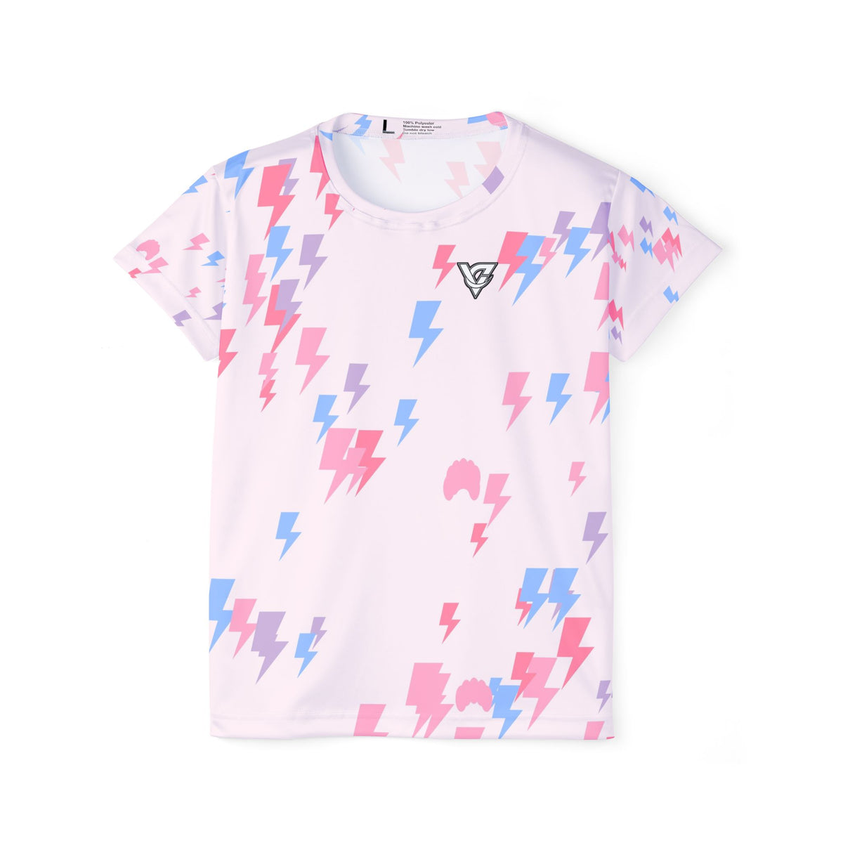 Yoga Cotton Candy Bolt Strike Women's Sports Jersey