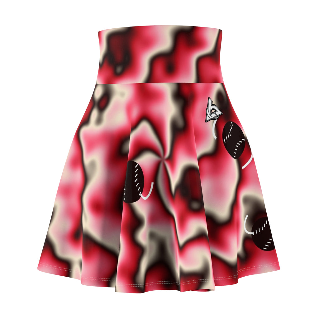 Baseball & Softball Ruby Rush Tie-Dye Spin Women's Athletic Skater Skirt