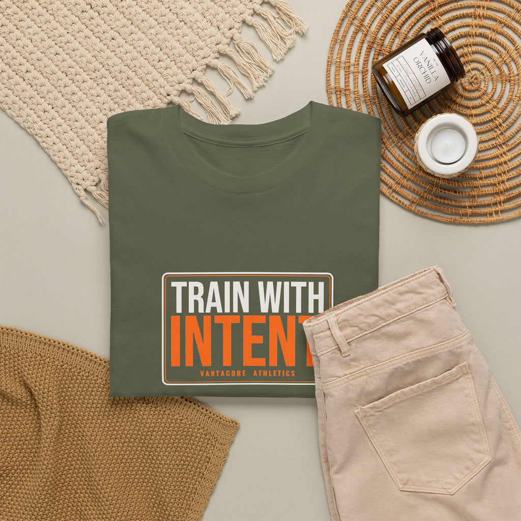 Train With Intent | Men's Graphic Gym T-Shirt