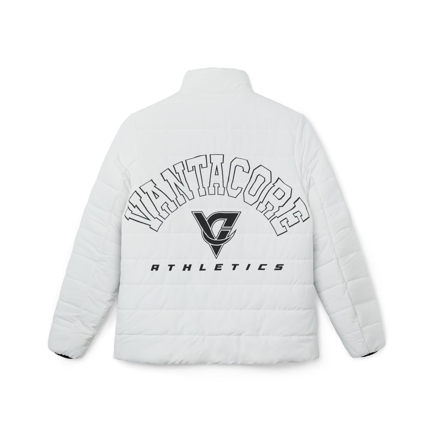 Vantacore Athletics Women’s Puffer Jacket — Logo Quilted Winter Coat