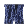 Midnight Lightning Women's Biker Shorts — High-Waist Workout Shorts