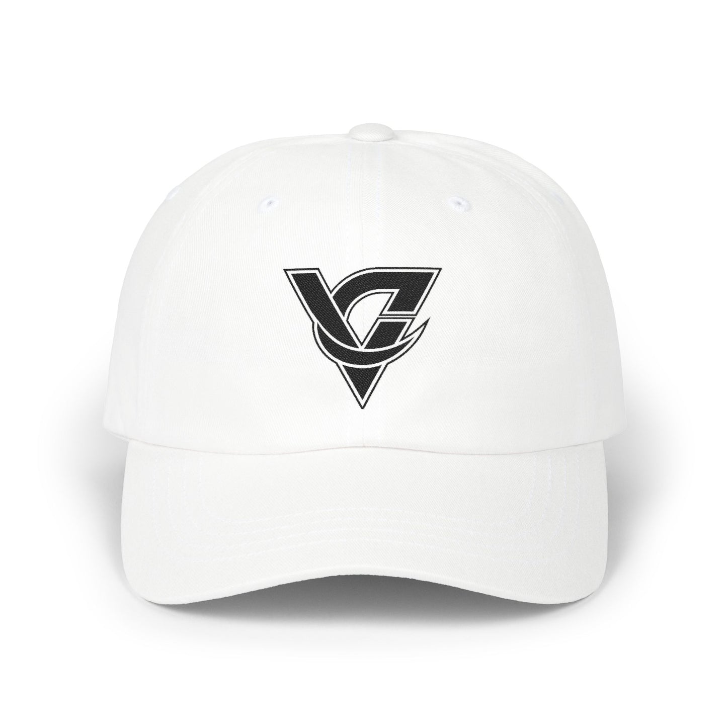 Dad Cap — Vintage Monogram Triangle Logo Embroidered Hat