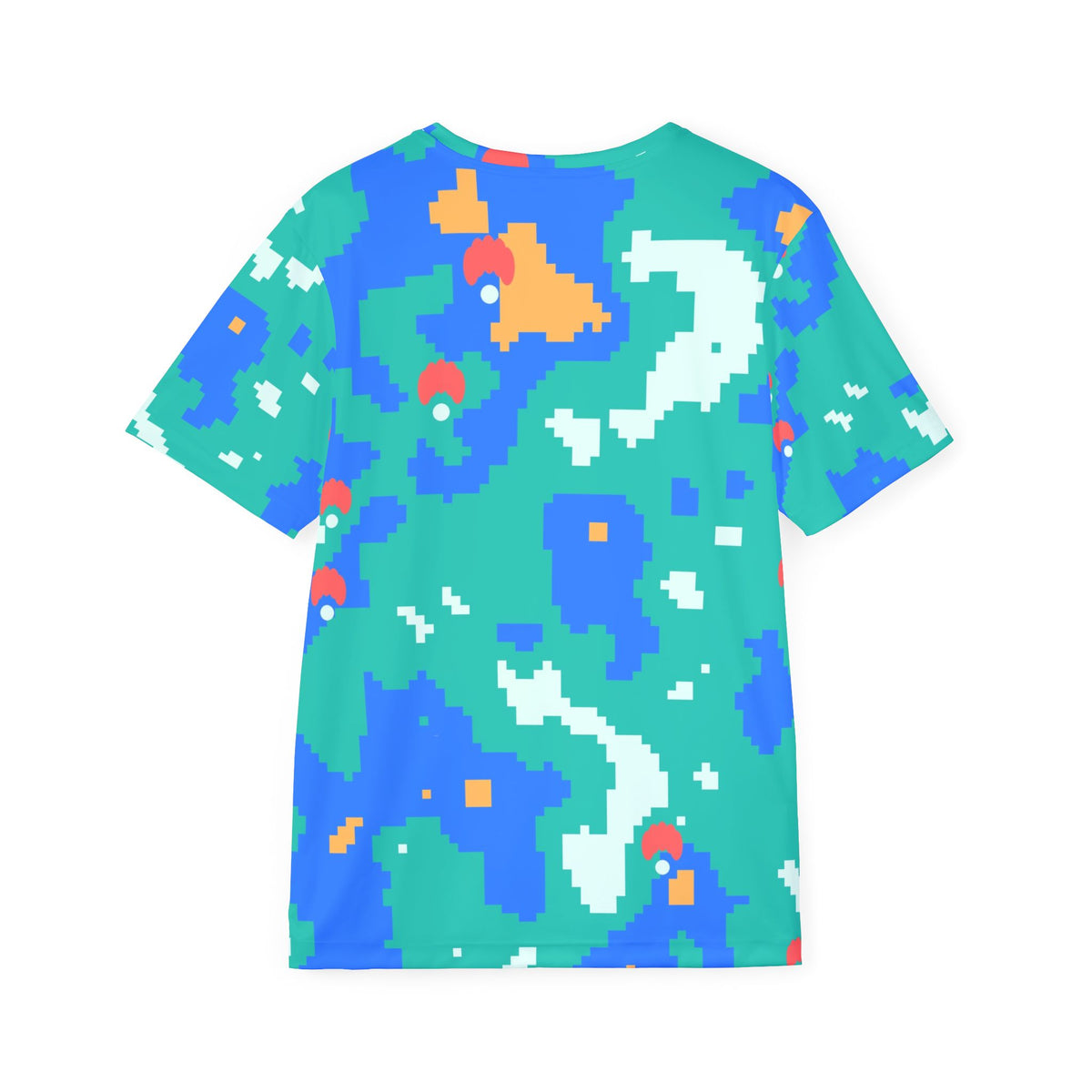 Yoga Sea Glass Pixel Camo Men's Sports Jersey