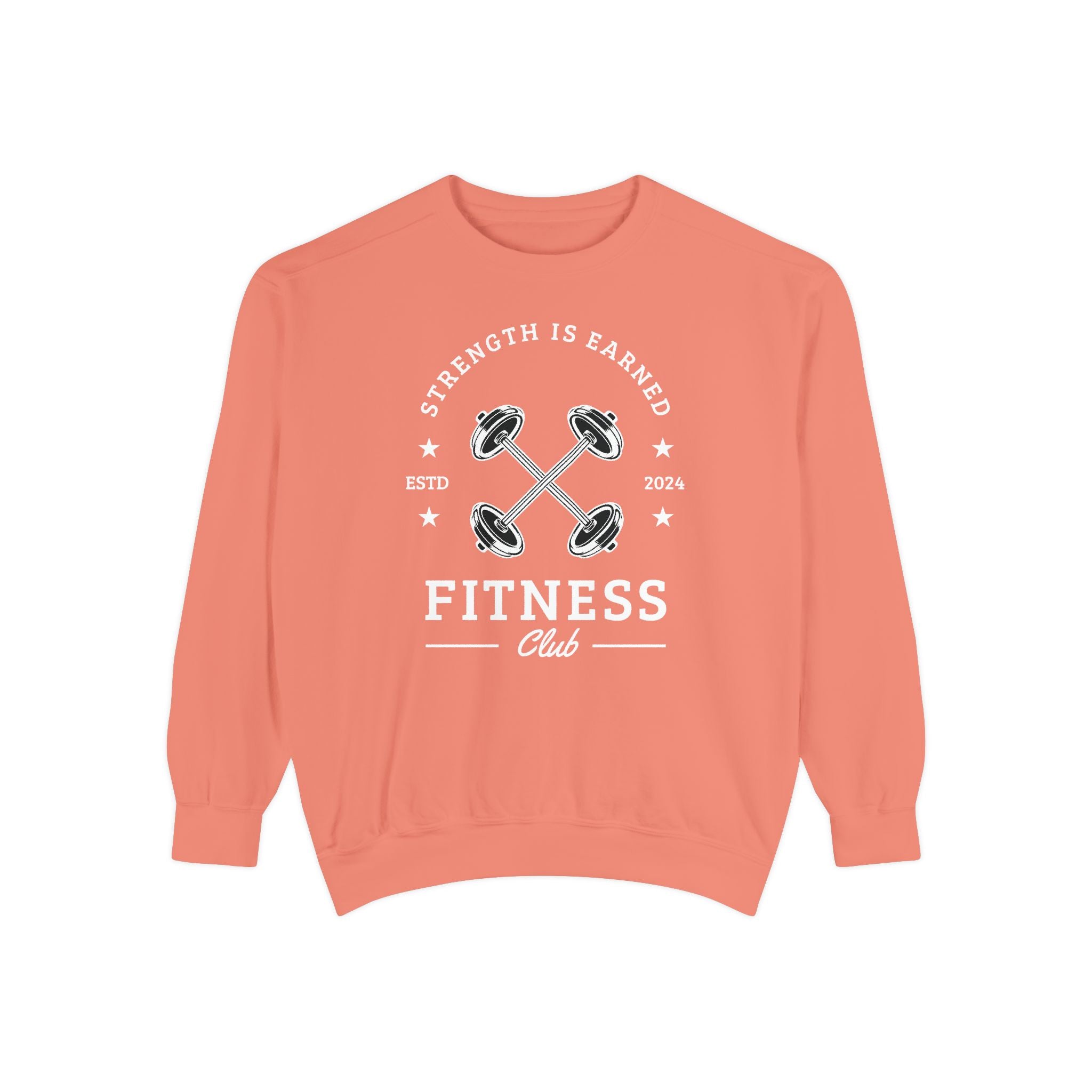 Fitness Club Sweatshirt | "Strength Is Earned" Crewneck