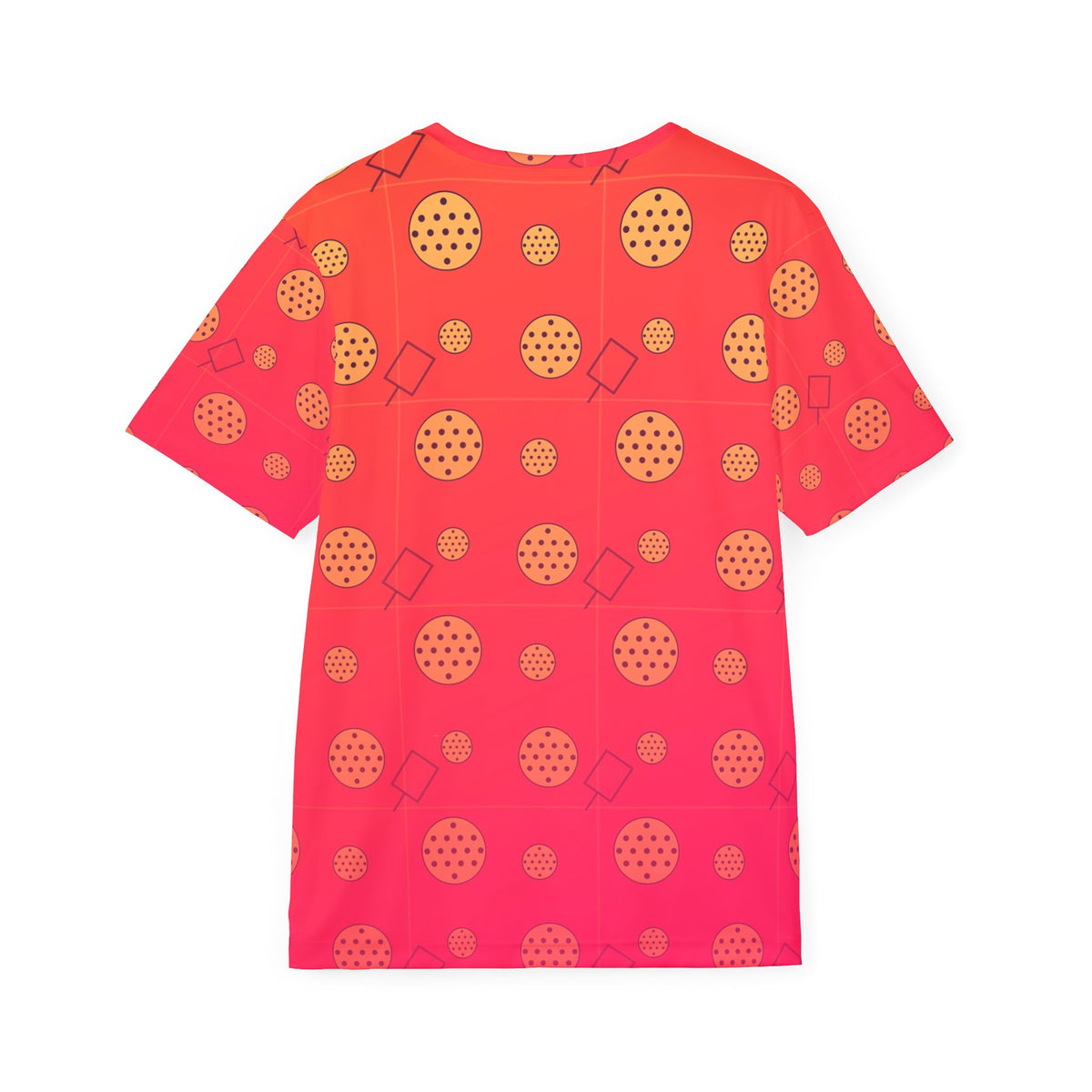 Pickleball Sunset Fade Dink Dot Men's Sports Jersey