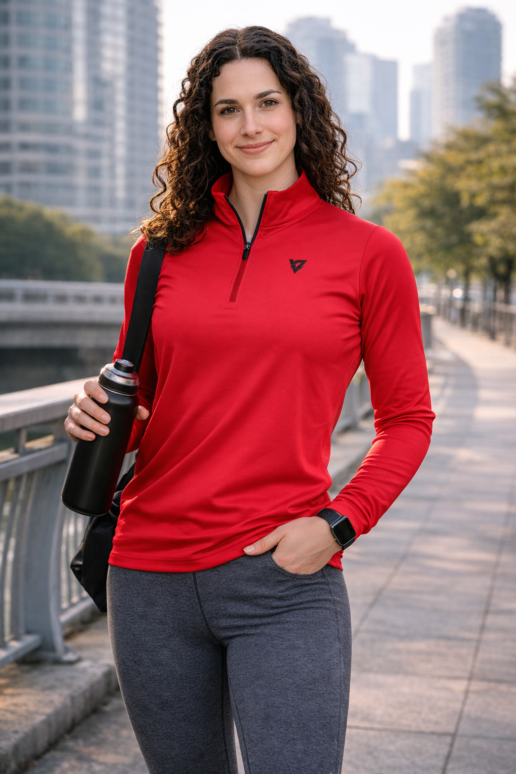 Quarter-Zip Pullover | Chest Emblem