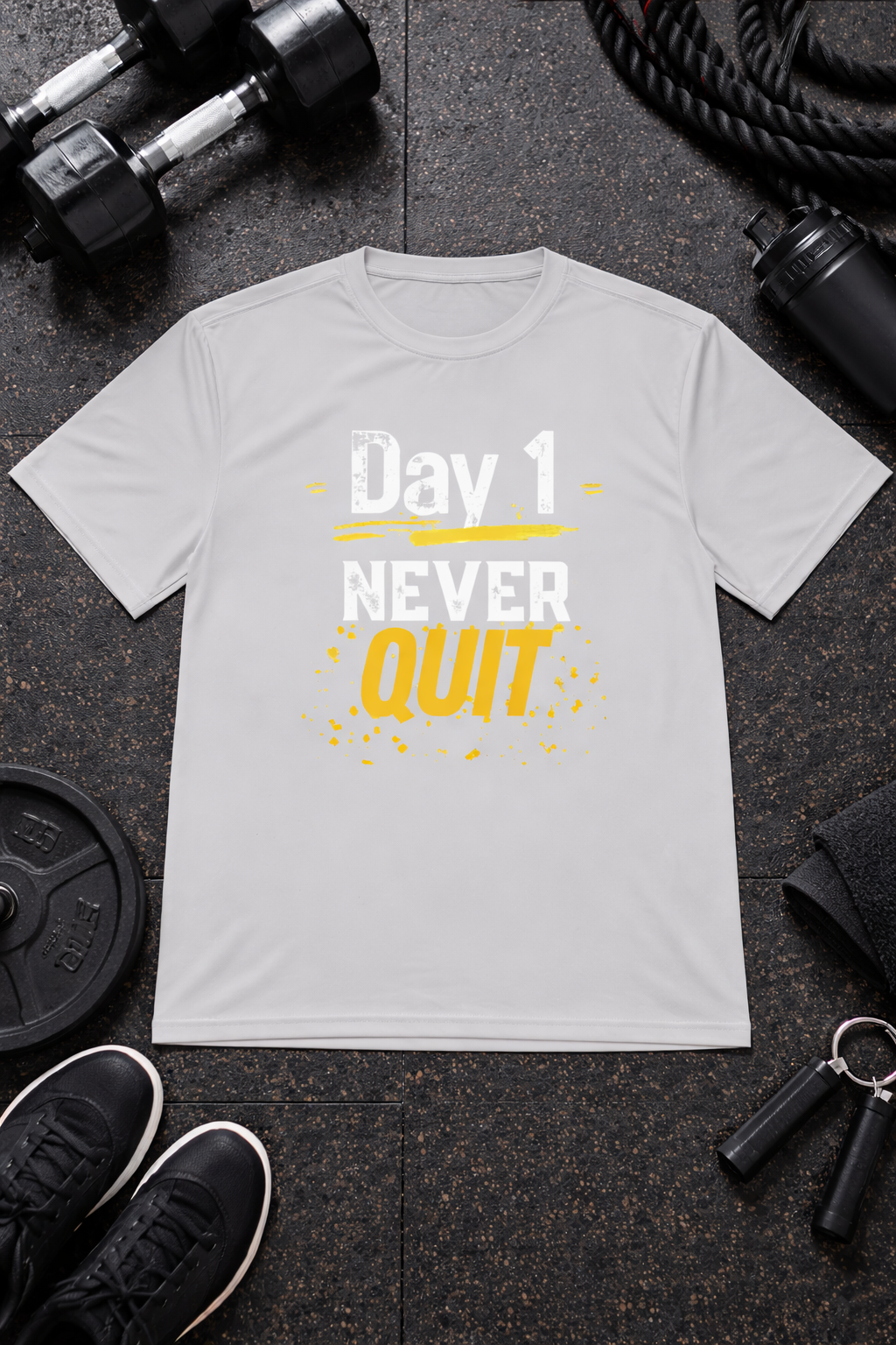 Never Quit | Moisture Wicking Tee