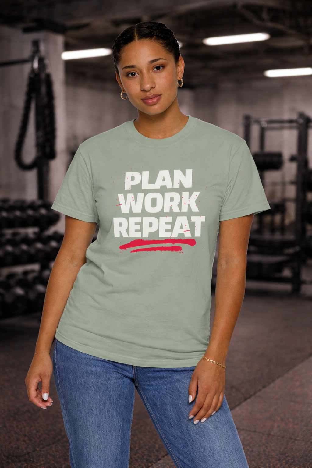 Plan Work Repeat | Graphic T-Shirt