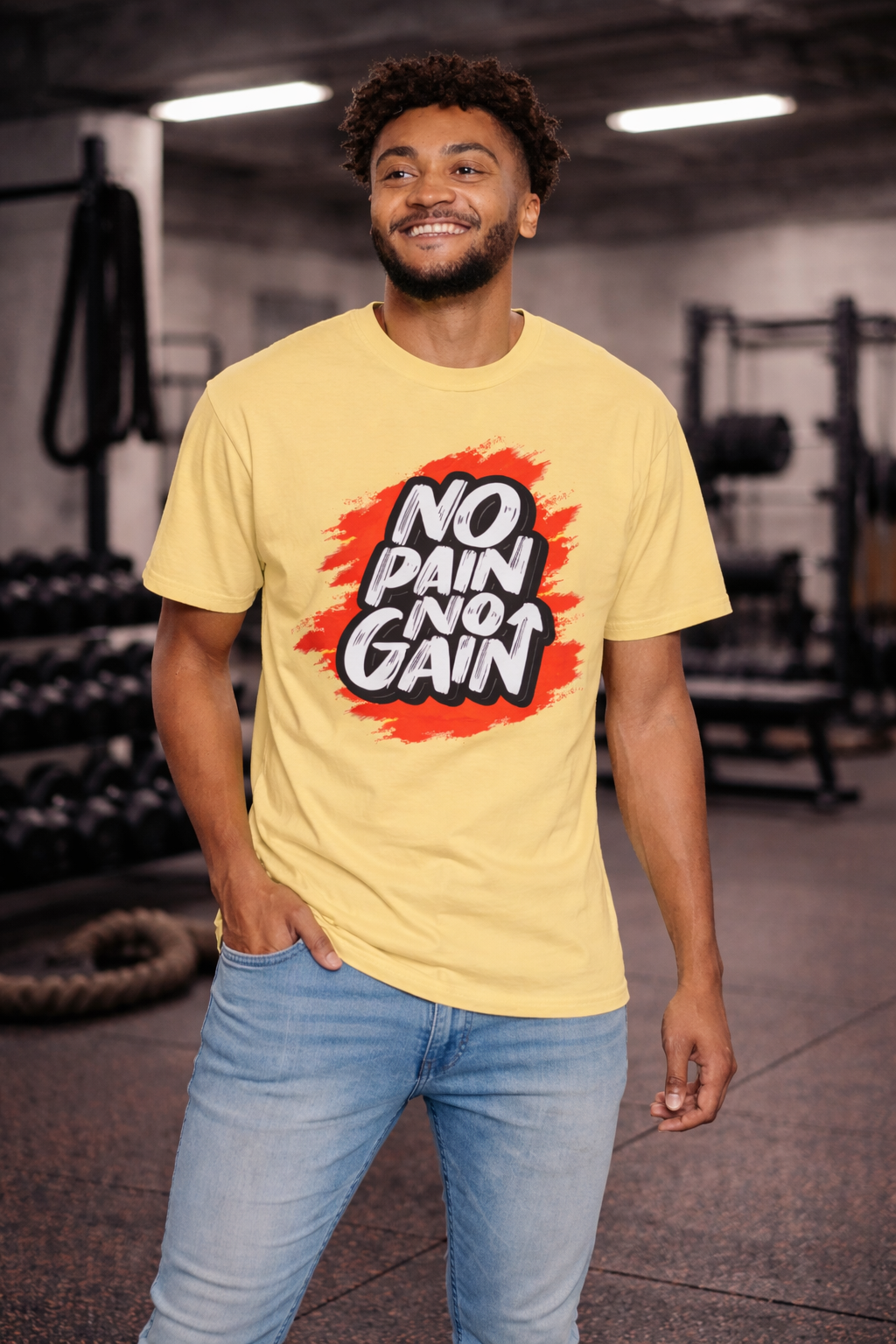 No Pain No Gain T-Shirt | Motivational Tee