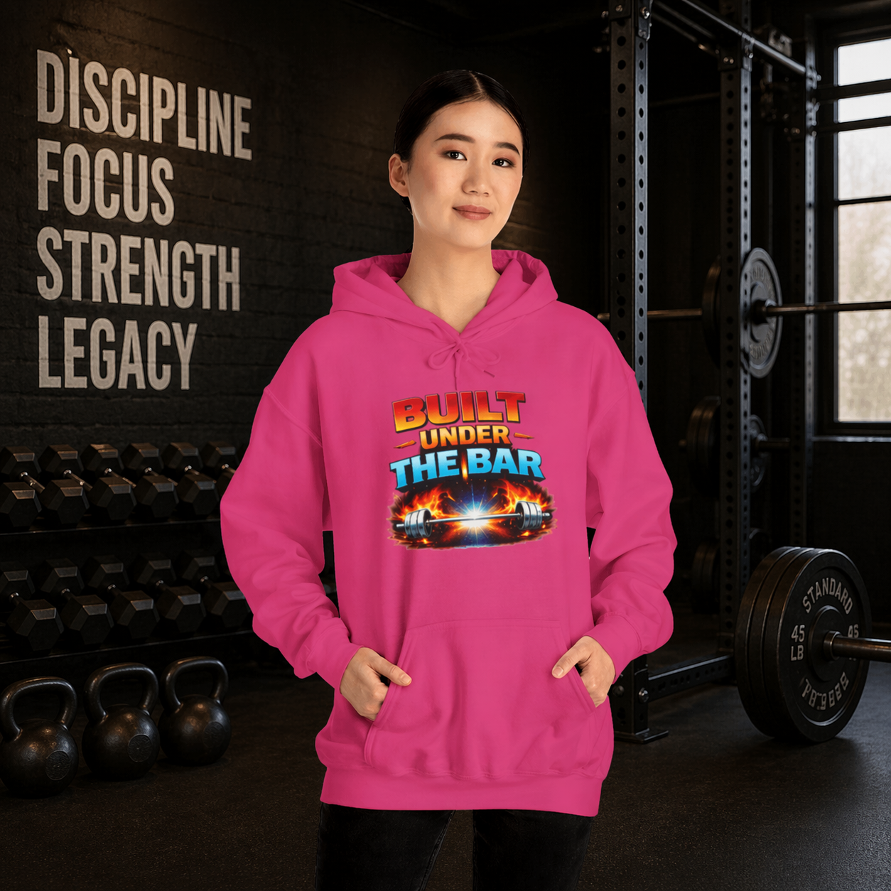 Built Under the Bar | Heavy Hooded Sweatshirt