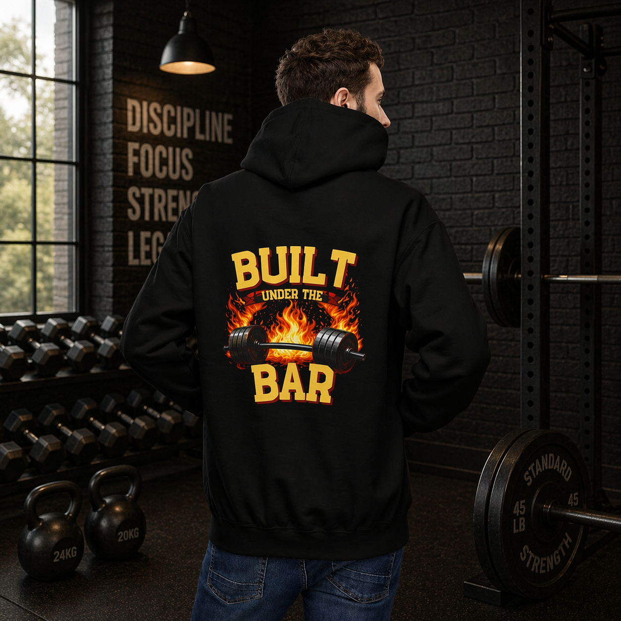 Built Under the Bar | Midweight Fleece Hoodie