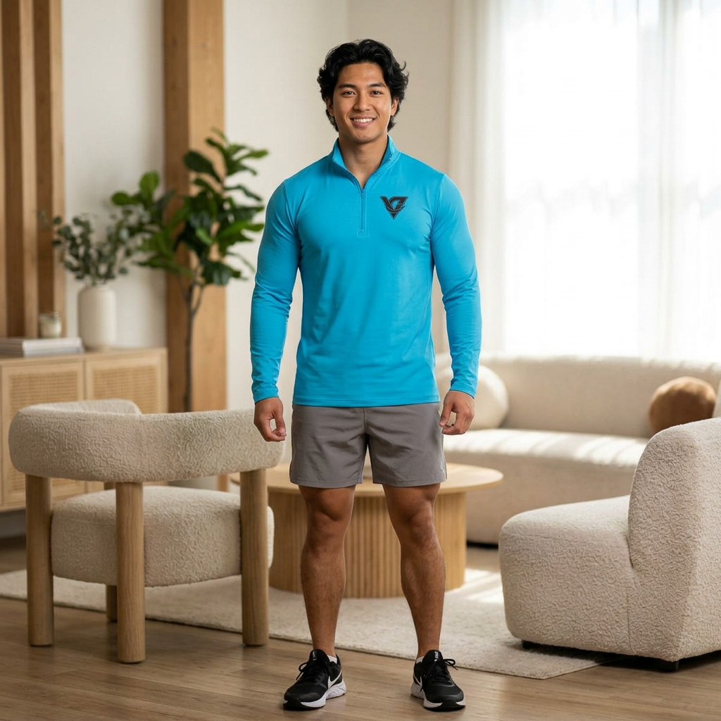 Vantacore Athletics Quarter-Zip Pullover | Performance Long Sleeve