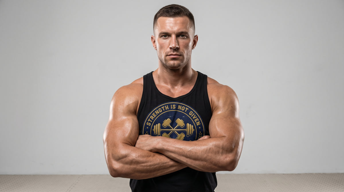 Strength Is Not Given Weightlifting Tank Top — 'Strength Is Forged' Gym Tank