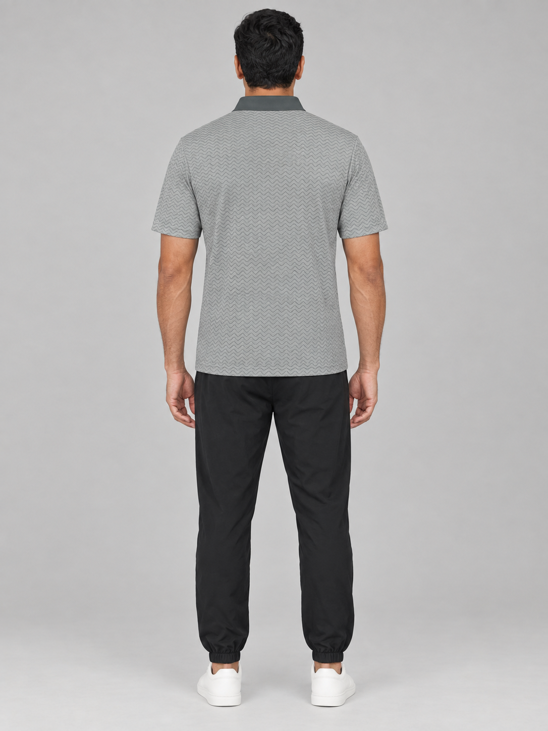 Classic Grey Polo Shirt — Men's Casual Collared Tee