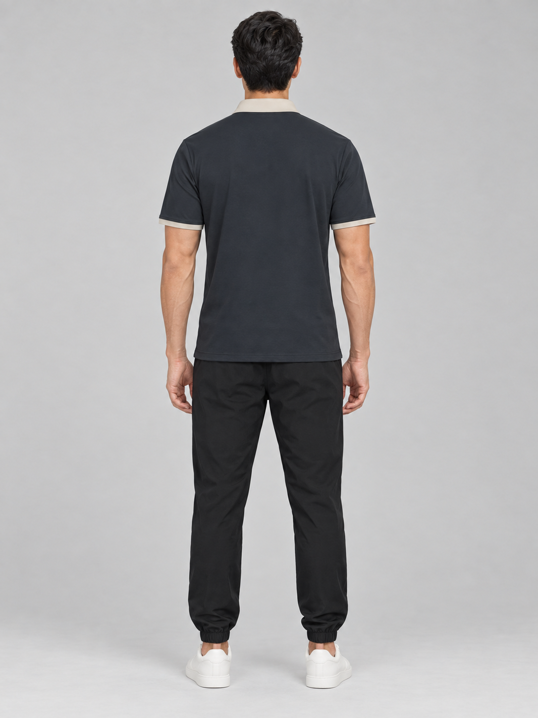 Classic Contrast Collar Polo Shirt — Men's & Women's Casual Golf Tee
