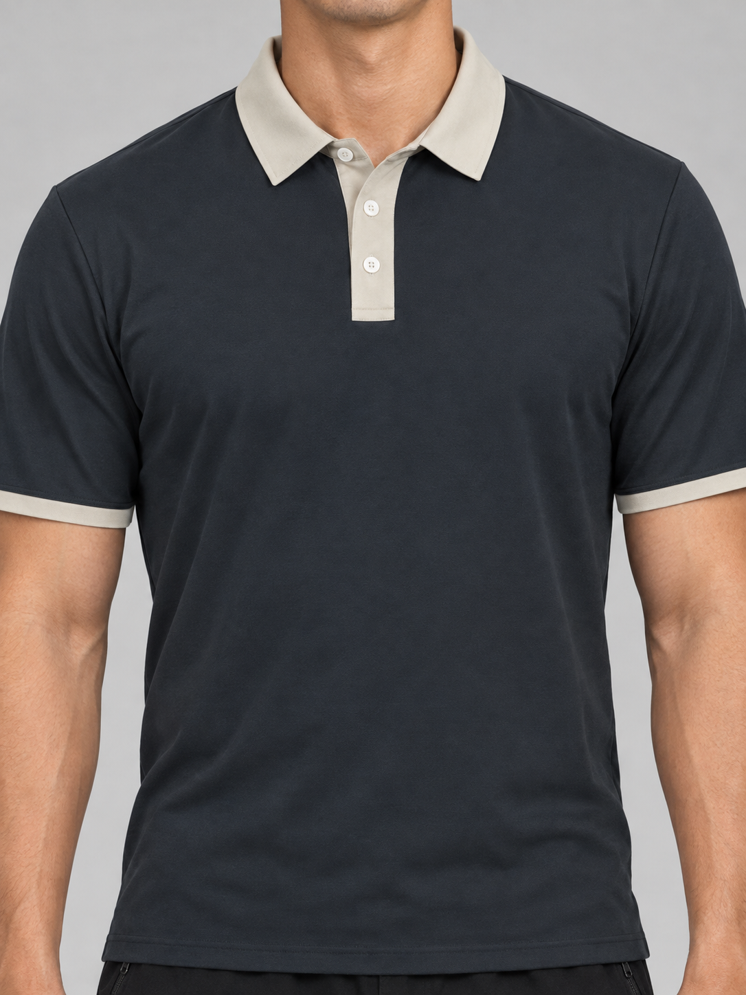 Classic Contrast Collar Polo Shirt — Men's & Women's Casual Golf Tee