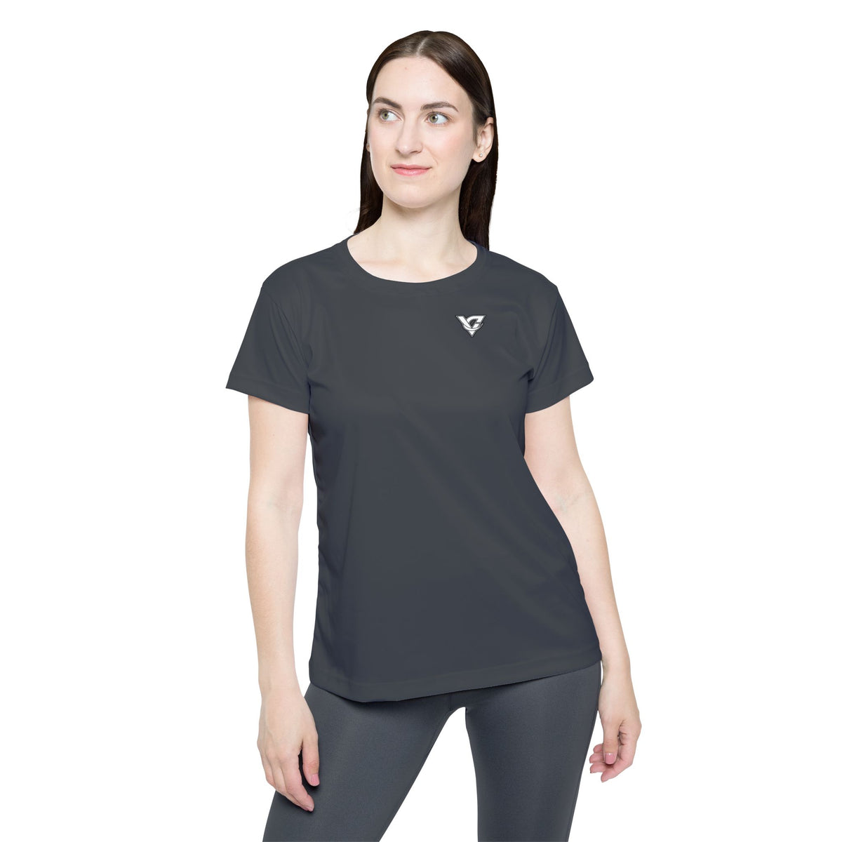 Vantacore Solid Charcoal Women's Sports Jersey