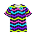 Football Violet Volt Chevron Rush Men's Sports Jersey