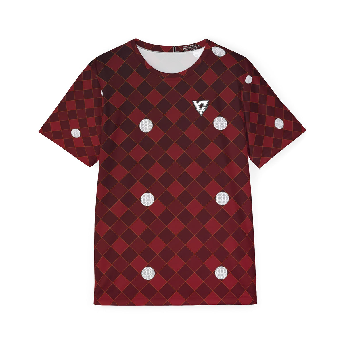 Golf Crimson Blaze Dimple Links Men's Sports Jersey
