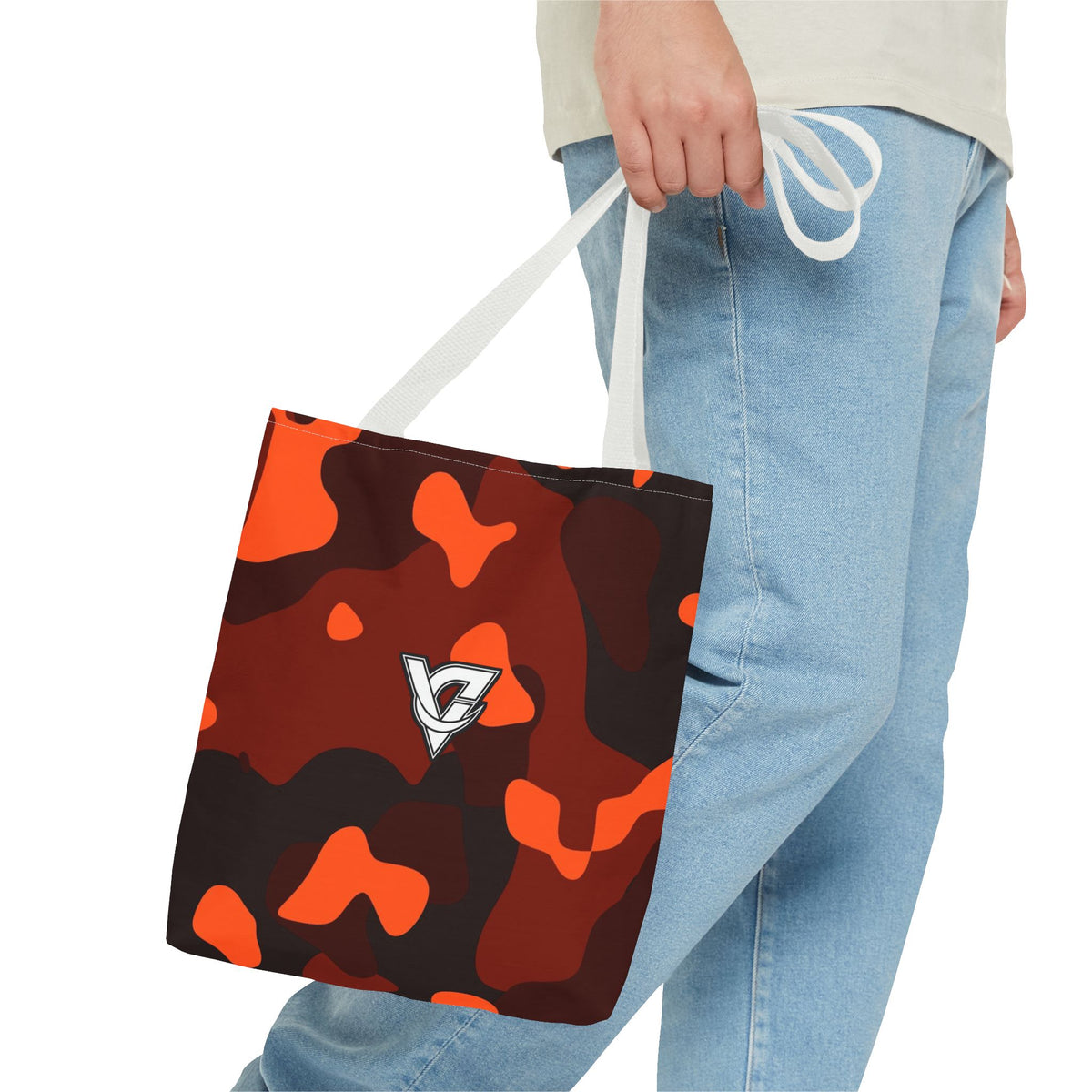 Ember Camo Tote Bag — All-Over Print Gym & Everyday Tote