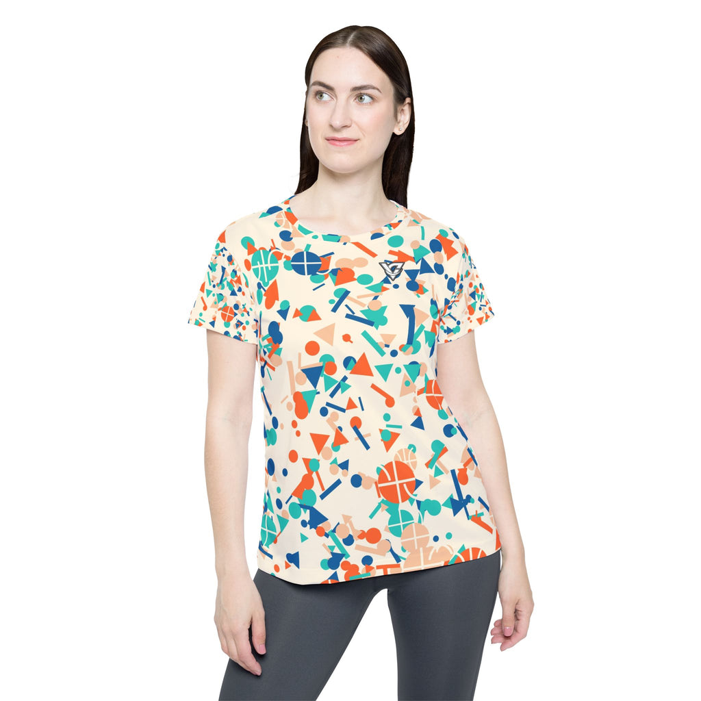 Basketball Papaya Splash Confetti Pop Women's Sports Jersey