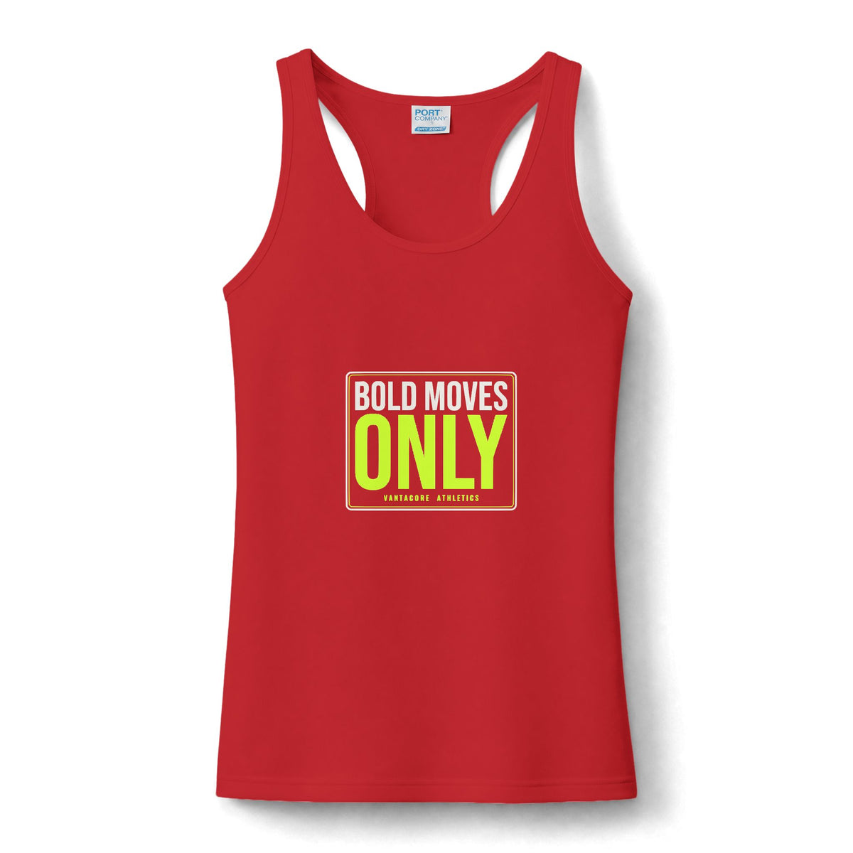 Bold Moves Only | Women's Performance Racerback Tank
