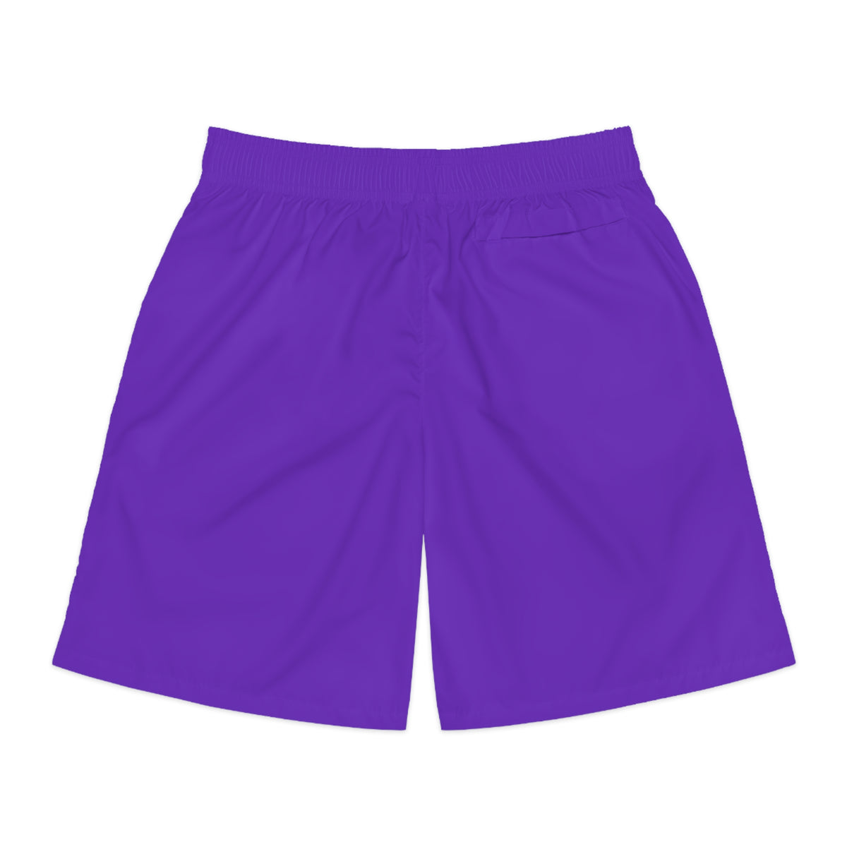 Vantacore Solid Purple Men's Athletic Shorts with Pockets