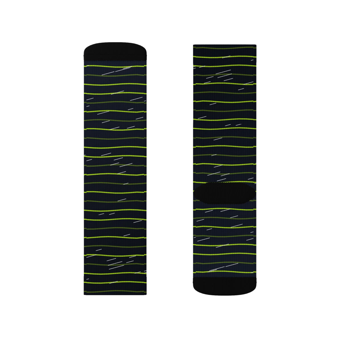 Running Volt Night Pace Lanes Athletic Crew Socks