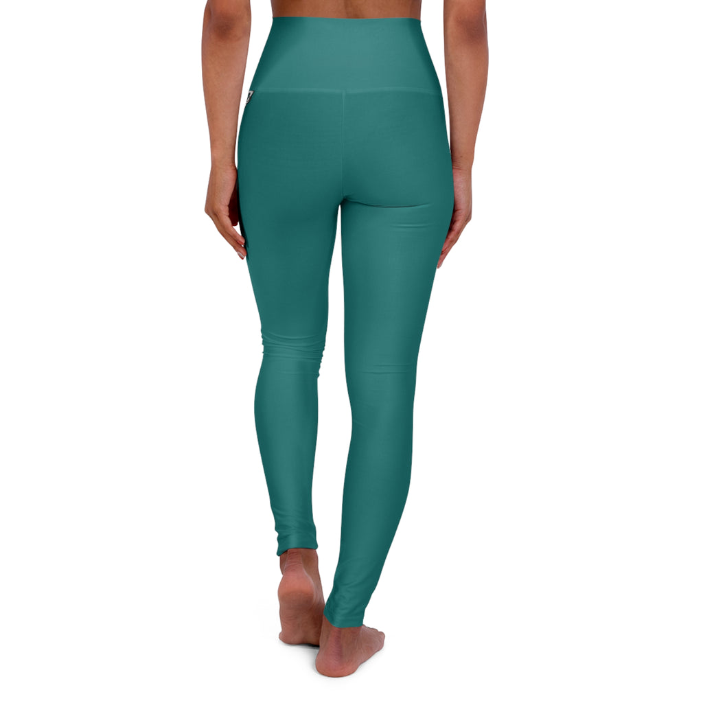 Teal Essential High-Waisted Yoga Leggings