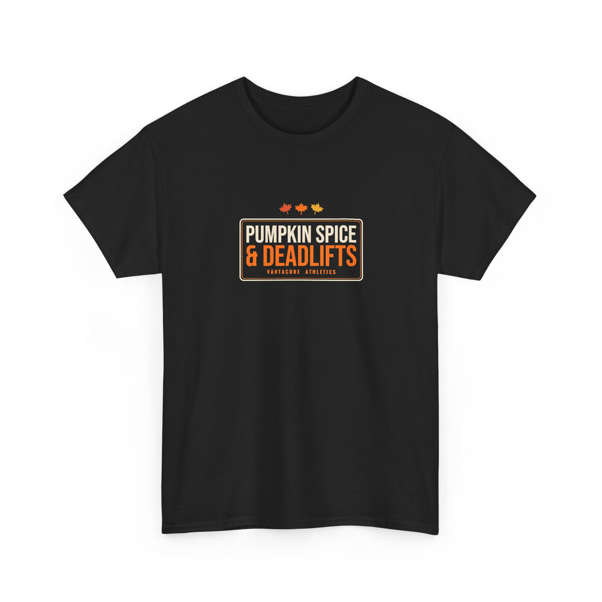 Pumpkin Spice & Deadlifts | Men's Graphic Gym T-Shirt