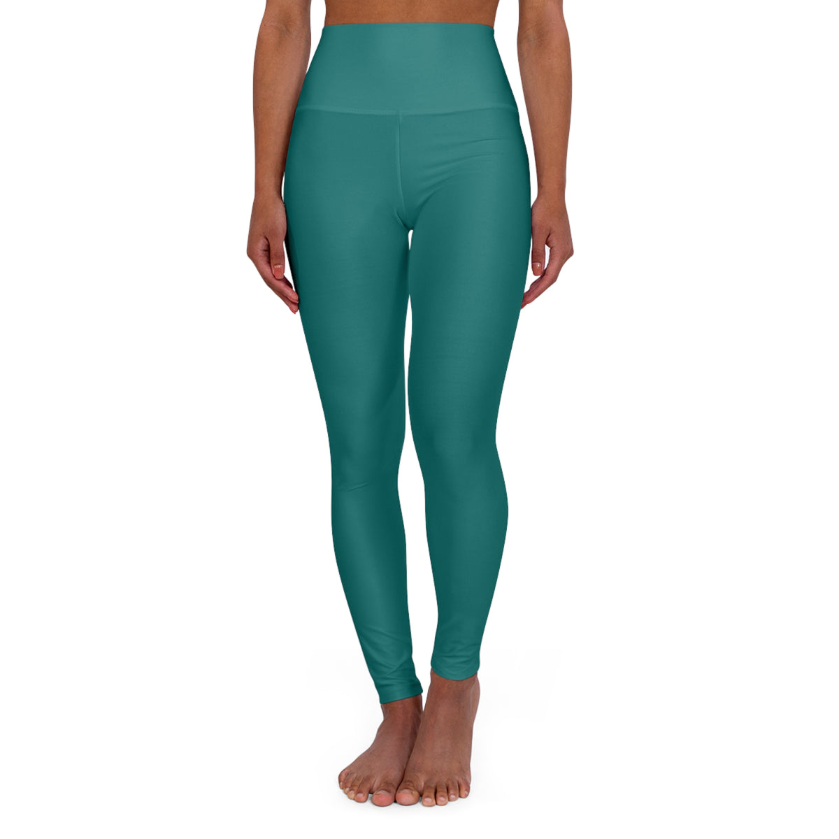 Teal Essential High-Waisted Yoga Leggings