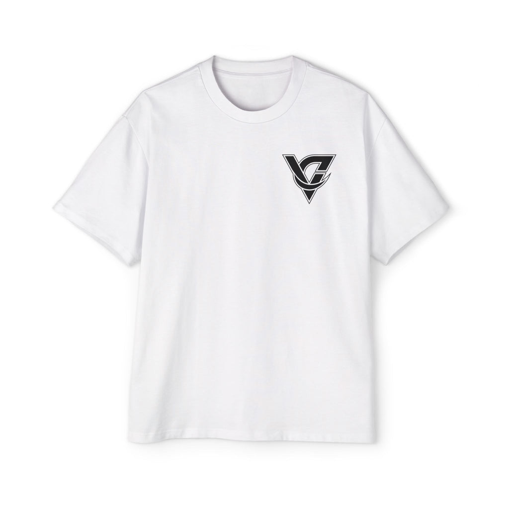 Graphic Tee — Minimal Geometric V Logo Chest Print
