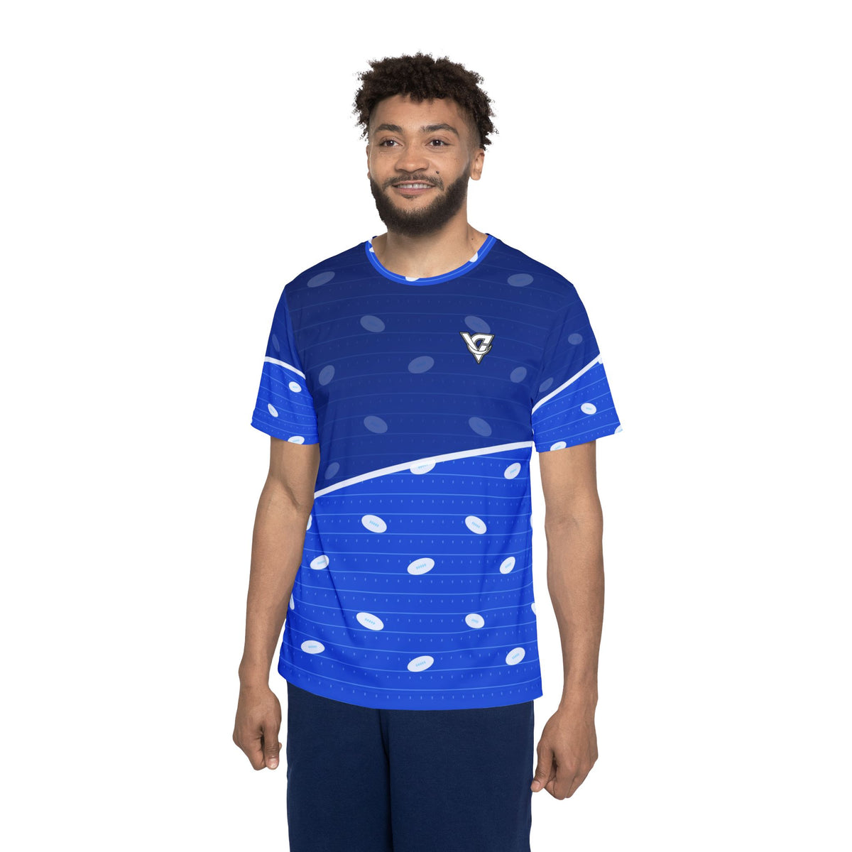 Football Royal Ice Gridiron Men's Sports Jersey