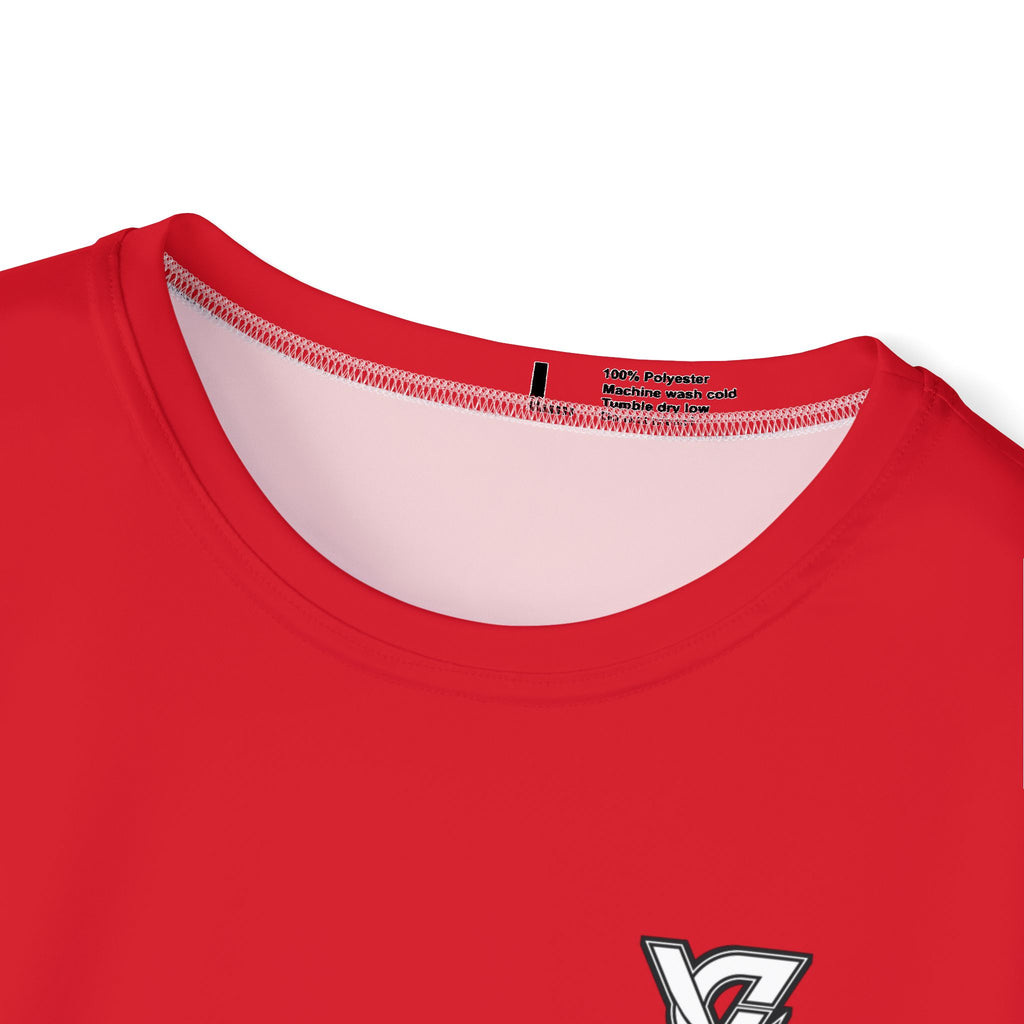 Vantacore Solid Red Men's Sports Jersey