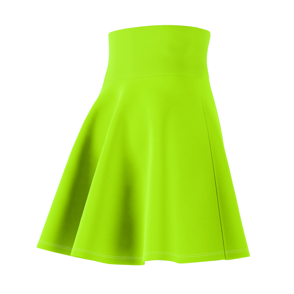 Vantacore Solid Lime Green Women's Athletic Skater Skirt