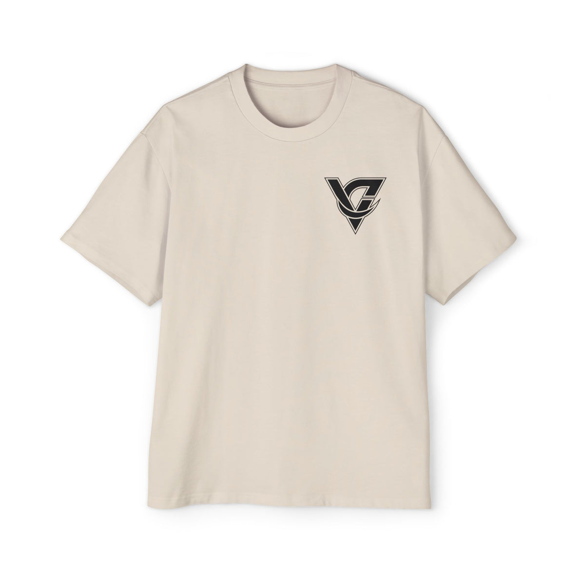 Graphic Tee Minimal Geometric V Logo Chest Print by Vantacore Athletics, view 4