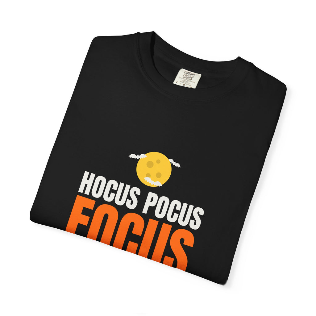 Hocus Pocus Focus | Women's Halloween Garment-Dyed Graphic Tee