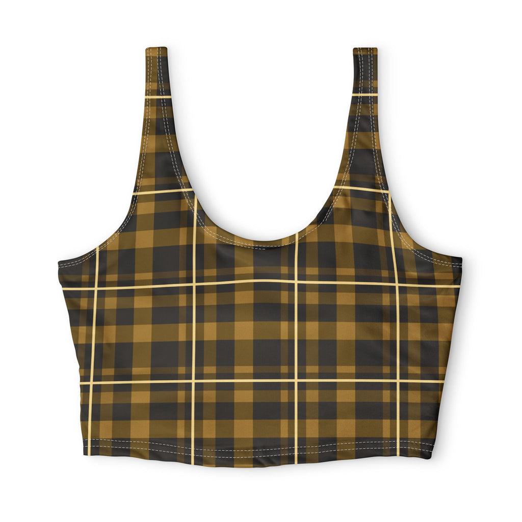 Mustard Flannel Sports Bra