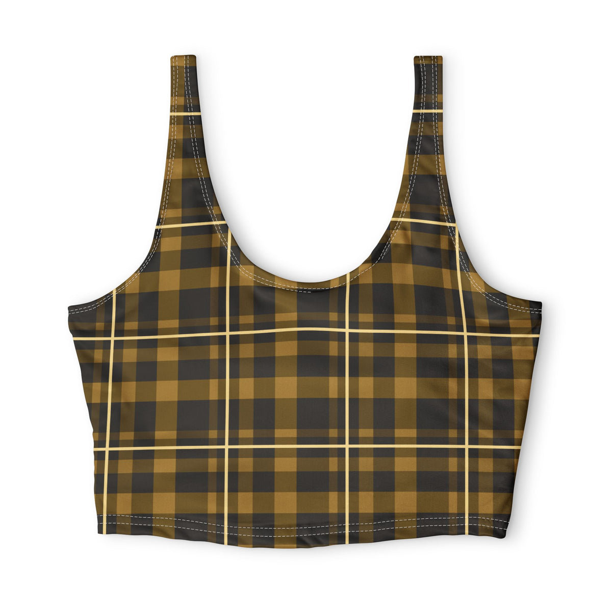 Mustard Flannel Sports Bra