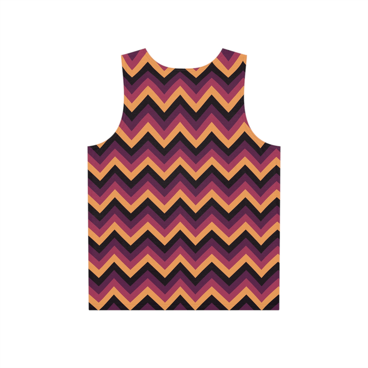Plum Spice Chevron Men's Athletic Tank