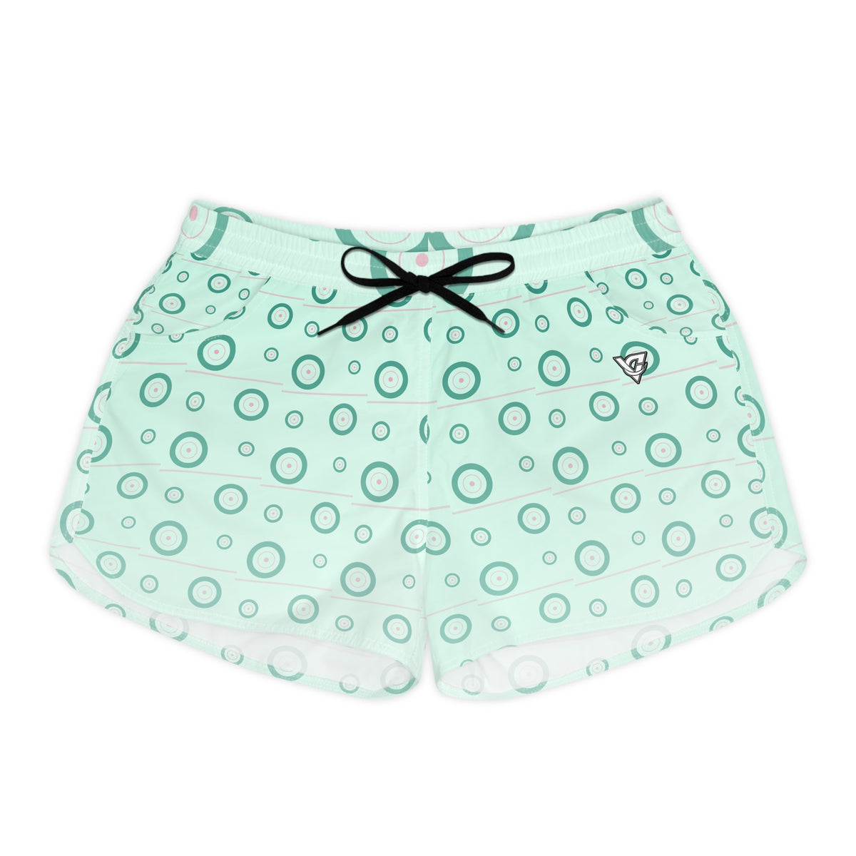 Training & Gym Mint Glow Iron Plate Women's Athletic Shorts with Pockets